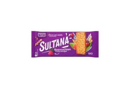 sultana fruitbiscuit bosvruchten 5x3 stuks