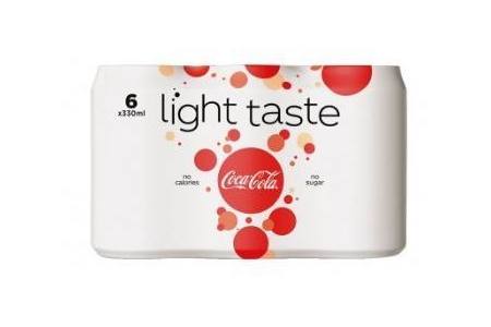 coca cola light taste 6 pak