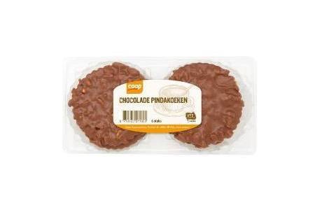 coop chocolade pindakoeken