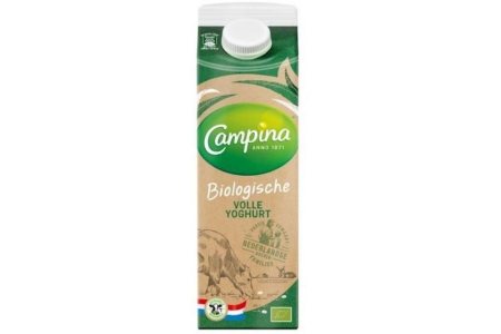 campina biologische yoghurt 1 liter