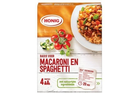 honig mix voor macaroni en spaghetti