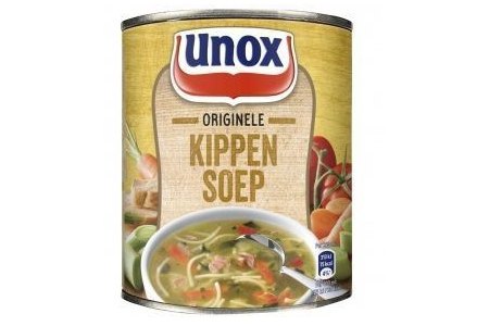 unox soep in blik originele kippensoep