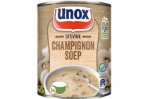 unox soep in blik stevige champignonsoep