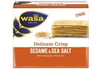 wasa delicate thin crisp 190 gram