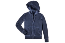 aldi sweatjack blauw