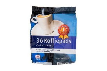 1 de beste koffiepads cafeinevrij 36 stuks