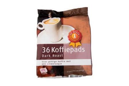 1 de beste koffiepads dark roast 36 stuks