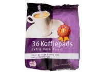 1 de beste koffiepads extra dark roast 36 stuks