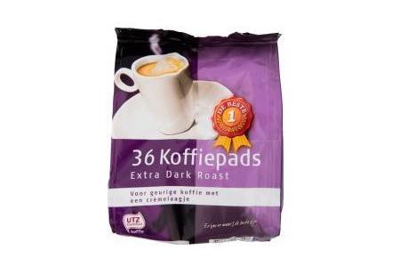 1 de beste koffiepads extra dark roast 36 stuks