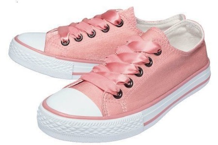canvas sneakers roze