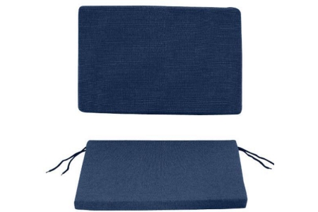 klapstoelkussen blauw