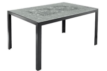 aluminium tuintafel grijs