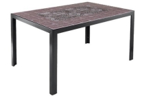 aluminium tuintafel rood