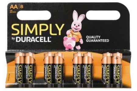 duracell aa 8 pack