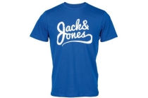 jack en jones t shirt blauw wit