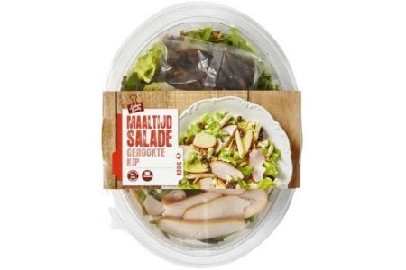 coop maaltijdsalade gerookte kip