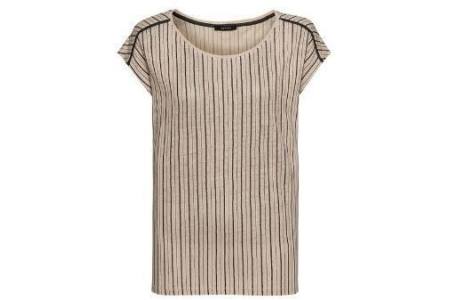 esmara damesshirt beige gestreept