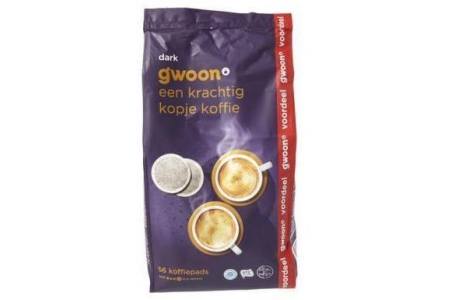 g woon koffiepads dark