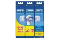 oral b opzetborstels precision clean 6 stuks