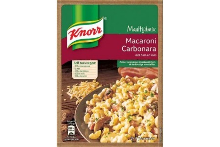 knorr macaroni carbonara maaltijdmix
