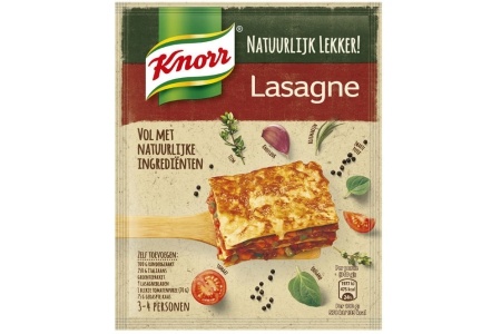 knorr natuurlijk lekker lasagne maaltijdmix