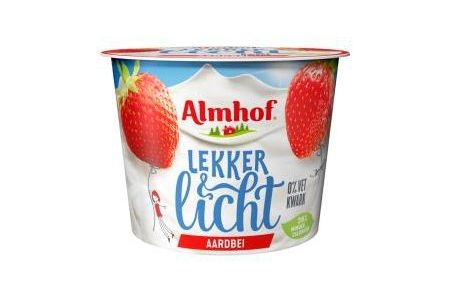 almhof lekker en licht kwark aardbei