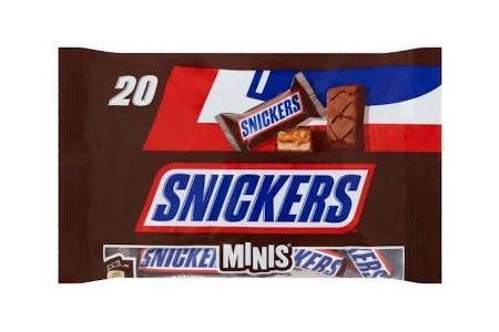 snickers mini s uitdeelzak 20 stuks