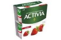 activia yoghurt aardbei multipack
