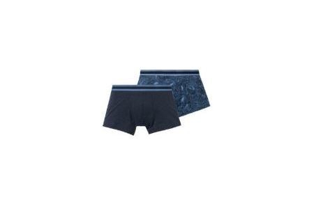 livergy r 2 heren boxershorts blauw