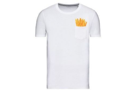 t shirt wit friet