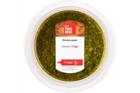 ons thuismerk pesto groen