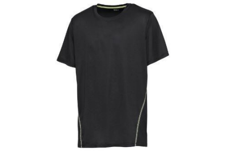 crivit heren sportshirt plus size zwart groen