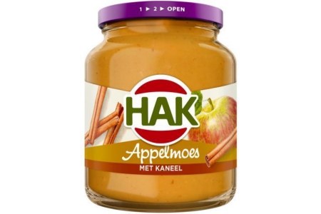 hak appelmoes met een vleugje kaneel