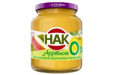 hak appelmoes 0 suiker