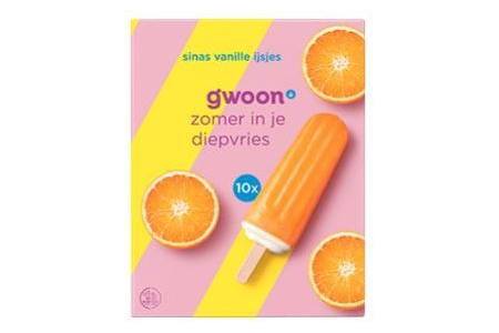 g woon sinas vanille ijsjes 10 stuks