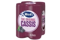 hero cassis 4 blikjes a 25 cl