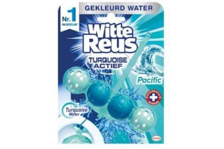 witte reus turquoise actief pacific toiletblok