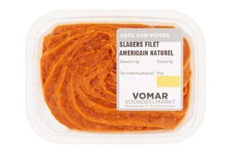 vomar slagers filet americain naturel