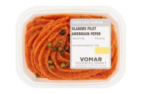 vomar slagers filet americain peper