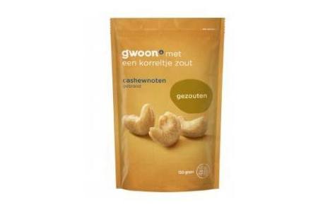 g woon gezouten cashewnoten