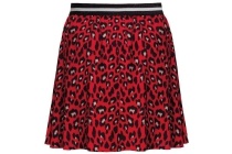 rok rood met panterprint