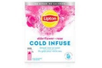 lipton cold infuse elderflower rose