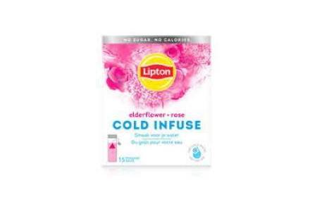 lipton cold infuse elderflower rose