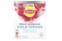 lipton cold infuse hibiscus en pomegrenate