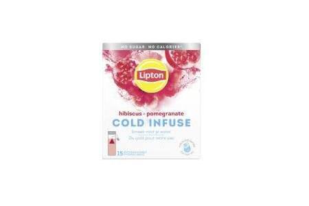 lipton cold infuse hibiscus en pomegrenate