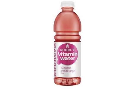 sourcy vitaminwater framboos granaatappel