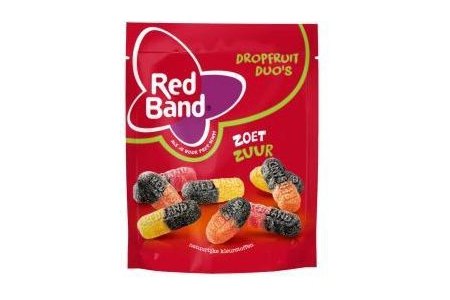 red band dropfruit duo s zoet zuur zacht snoep drop stazak