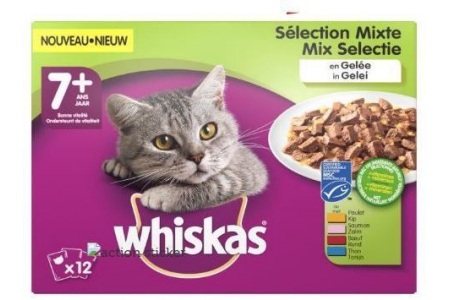 whiskas multipack pouch senior