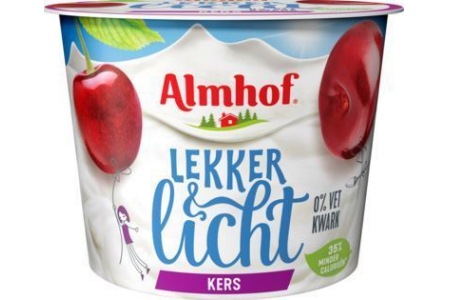 almhof lekker en licht kwark kers