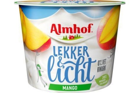 almhof lekker en licht kwark mango